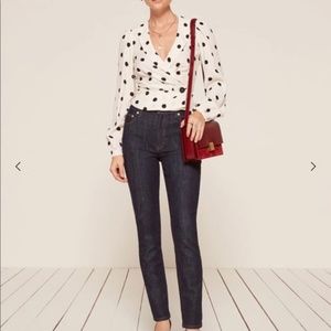 NWT Reformation Hepburn High & Skinny Jean. 29.